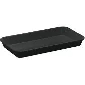 Waca 1402 Auslageschale Präsentationsschale 290 x 160 x 35 mm schwarz
