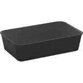 Waca 1452 Auslageschale Präsentationsschale 300 x 190 x 80 mm schwarz