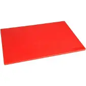 Hygiplas antibakterielles LDPE Schneidebrett rot 450x300x10mm