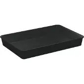 Waca 1406 Auslageschale Präsentationsschale 420 x 280 x 60 mm schwarz