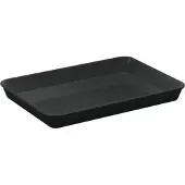Waca 1404 Auslageschale Präsentationsschale 350 x 250 x 40 mm schwarz