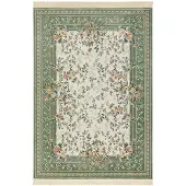 Home Collection Teppich "Antik Flowers", rechteckig, 5 mm Höhe, Orientalisch mit Fransen, Orient, Wohnzimmer, Schlafzimmer, Esszimmer
