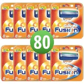 Gillette Fusion 5 Rasierklingen, 8er Pack x 10