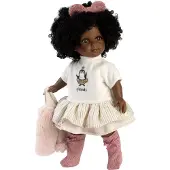 Llorens Weichkörperpuppe Zuri Rosa 35 cm