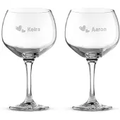 Yoursurprise Gin Tonic Glas mit Gravur (2 Stück)
