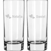 Royal Leerdam Longdrinkglas mit Gravur (2 Stück)