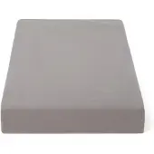 Vandyck Spannbettlaken Jersey Supreme GOTS Grey (Jersey)-Lits-Jumeaux (180/190/200 x 200/210/220 cm)