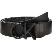 Calvin Klein Jeans Herrengürtel Adjrev Ck Metal Bombe Mono 35Mm K50K509964 Schwarz