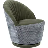 Dutchbone | Sessel Madison Samt Groen Fluweel 76x67x78 cm | NADUVI