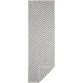 NORTHRUGS Teppich "Palma Wendeteppich", rechteckig, 5 mm Höhe, In-& Outdoor, Wetterfest, Balkon, Läufer, Wohnzimmer, Wasserfest