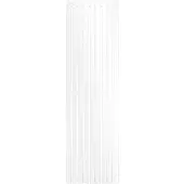 LuxeBath Flachheizkörper Einlagig, 480x1600 mm, Weiß, mit Mittelanschluss, ohne Heizstab