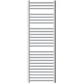 LuxeBath Badheizkörper - 500 x 1500 mm - Chrom - Gebogen mit Seitenanschluss - Heizkörper Handtuchwärmer Handtuchtrockner, ohne Heizstab