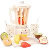 Woet Spielzeugmixgerät - - Junior-Mixer - aus Holz - 10 Teile - 20,4 x 13,7 x 10,7 cm