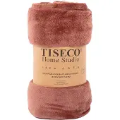 Tiseco Tagesdecke Home Studio Cosy Terracotta-150 x 200 cm
