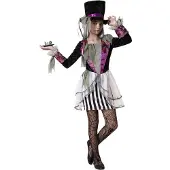 Atosa Verrückter Hutmacher Halloween-kostüm Für Damen