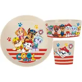 Koziol Kindergeschirr-Set "CONNECT PAW PATROL" Made in Germany. Biozirkulärer Kunststoff, 400 ml