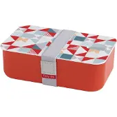 Easy life Lunchbox "Geometric" in Rot/ Bunt - onesize