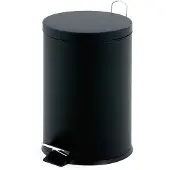 EKO Tritt-Mülleimer 12 Liter - Schwarz