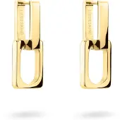 Liebeskind berlin Paar Creolen "Schmuck Geschenk Edelstahl Ohrringe Big Link", gold (gelbgoldfarben), Ohrringe, Damen, 13mm, Edelstahl, Paar Creolen, Einhänger abnehmbar