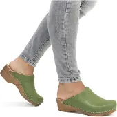 Sanita Clog Original Sandra Open Green Damen-Schuhgröße 42