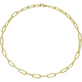 Boccia 08059-02 Damenkette Titan goldplattiert