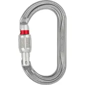 Petzl - Alukarabiner - OK Screw-Lock Grau