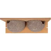 Cj Wildlife Kunstnistkasten Mehlschwalbe doppelt | Vogelhaus Holzbeton |