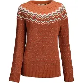 Fjällräven Jacke Ovik Knit Sweater Autumn Leaf-Desert Brown Damen-XL