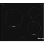 Bosch Serie 4 PUC611BB5E, Schwarz, Integriert, 60 cm, Zonen-Induktionskochfeld, Glaskeramik, 3 Zone(n)