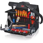 Knipex 00 21 02 EL, Schwarz, Polyester, 23 Taschen, 420 x 250 x 160 mm, 440 mm, 270 mm
