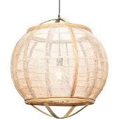 QAZQA - Orientalisch Smarte Pendelleuchte I Pendellampe I Hängelampe I Pendellampe I Pendelleuchte I Lampe I Leuchte braun 58 cm inkl. Wifi G95 - Pascal Dimmer I Dimmbar I Wohnzimmer I Schlafzimmer -