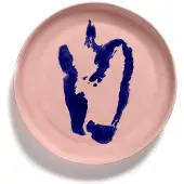 Serax Servierteller Feast Tableware by Ottolenghi Pink Pepper Blue 35 cm