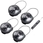 Cube Reel Knob Disc Schließung Silber EU 36-39 Mann Silber EU 36-39
