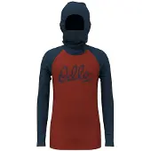 Odlo ACTIVE WARM ECO KIDS Long-Sleeve Base Layer Top With Facemask Kinder-
