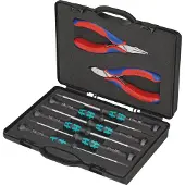 Knipex Elektronikwerkzeugsatz 8tlg.im Kunststoffkoffer