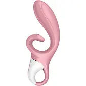 Satisfyer Hug Me - App-gesteuerter Vibrator mit Klitorisstimulator (Pink)