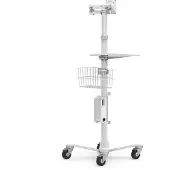 Compulocks MCRSTDEXW, Weiß, Flachbildschirm, Multimedia-Wagen, 4,5 kg, 50,8 cm (20"), 75 x 75,100 x 100 mm