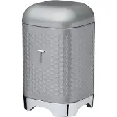 Kitchencraft Lovello Tee-Aufbewahrungsbox of Kohlenstoffstahl, 11 x 11 x 19 cm- Grau