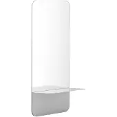 Normann Copenhagen - Horizon Spiegel Vertikal - 80x40 cm - Edelstahl