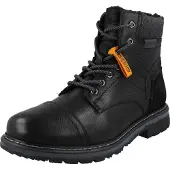 Dockers by Gerli Herren Leder Stiefel gefüttert Schwarz