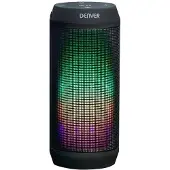 Denver Bluetooth-Lautsprecher kabellos - 60 W - Lichteffekte - Musikbox - AUX - BTL62NR