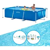 Intex Rechteckiger Frame Pool - 260x160x65 cm - 3-teilig S22346