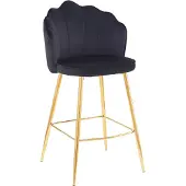 SalesFever Barhocker Muscheldesign 2er Set