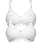 Susa 2er Pack BH ohne Bügel Topsy Susa Weiß