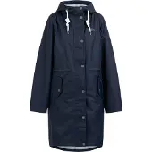 ICEBOUND damen regenjacke mit innenprint - marine, XS
