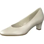 Gabor 05-180 Schuhe Damen Pumps Weite F Leder Best Fitting, Schuhgröße:36, Farbe:Weiß