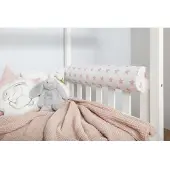 Ticaa kindermobel Kinder Nackenrolle für Hochbett mit Farbauswahl Ticaa Stern weiß