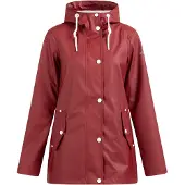 Dreimaster Regenjacke Damen Dunkelrot