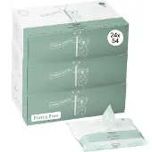 Naif Plasticfreie Feuchttücher 24er-Pack - Weiß of