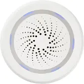 Nedis Smartlife Sirene - Wi-Fi - Netzstromversorgung - 8 Melodien - 85 dB - Android / IOS - Weiss